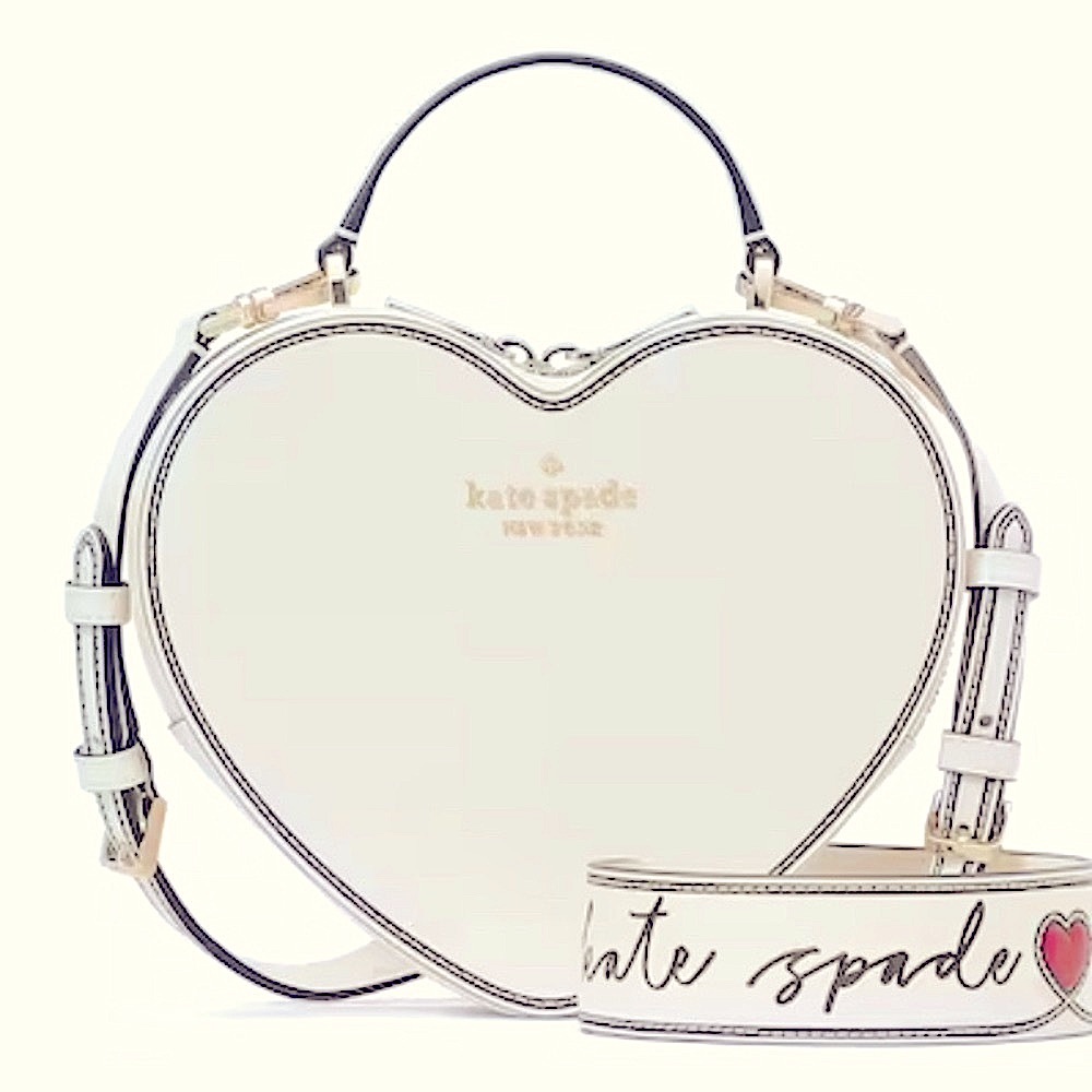 ♠️ KATE SPADE LE ❤️ Shack Strap Heart Crossbody . 🆕 in bag w/ authenticity card